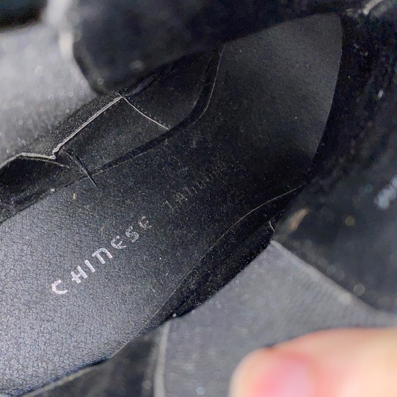 Peep toe boots with heel - Picture 5 of 5